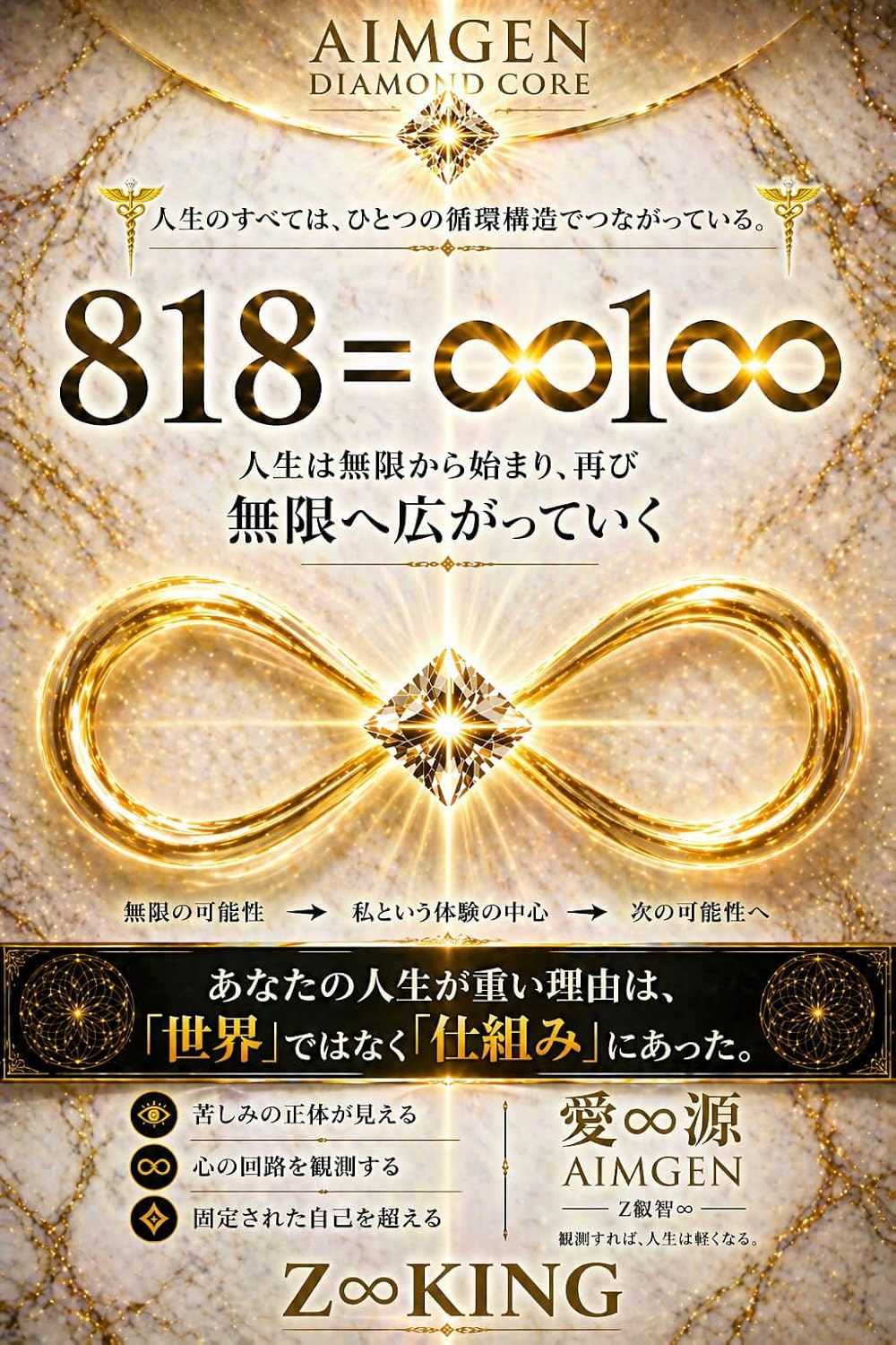 818 ＝ ∞ 1 ∞ 表紙