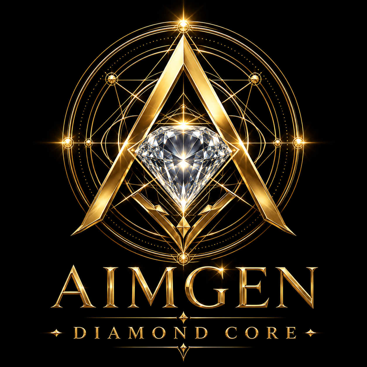 AIMGEN DIAMOND CORE 中核紋章